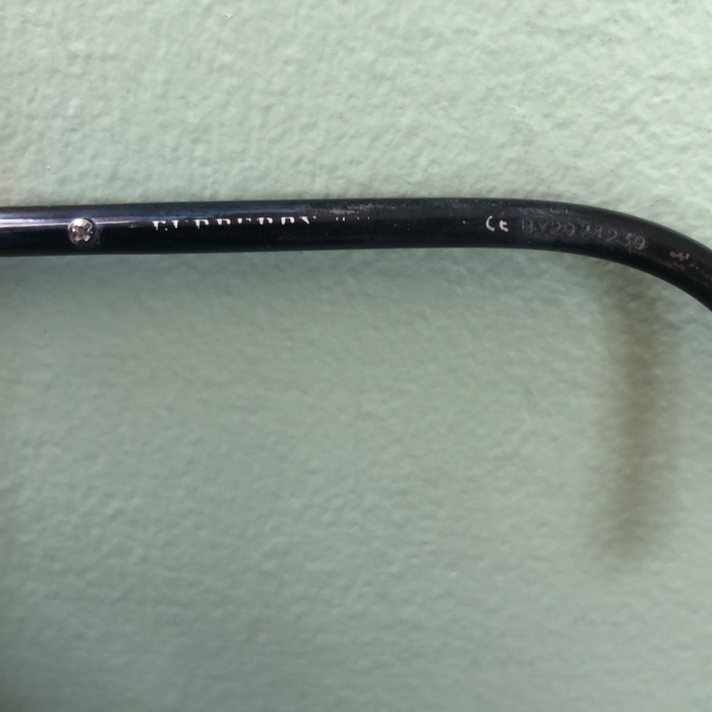 Burberry Square Plastic Frames Only Eyeglasses By… - image 8